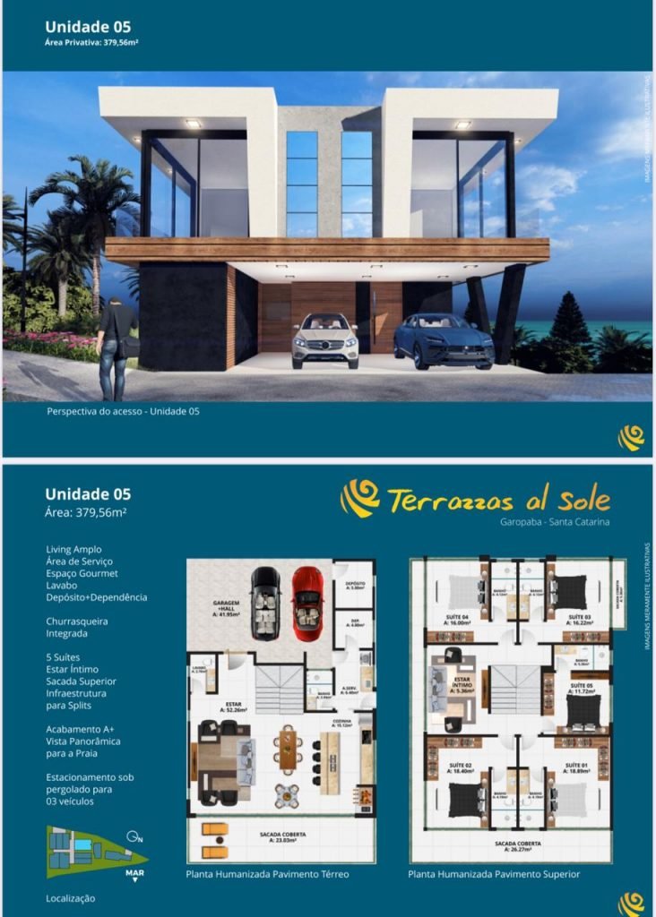 Garopaba – Casa de Alto padrão – Terrazzas Al Sole – Ferraz