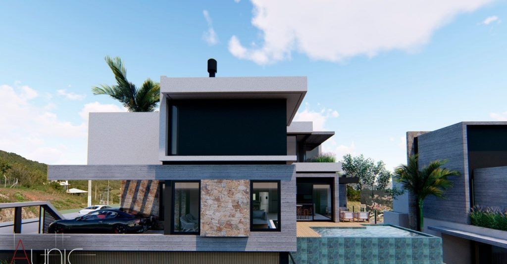 Casa de alto padrão com vista para o mar em Garopaba SC