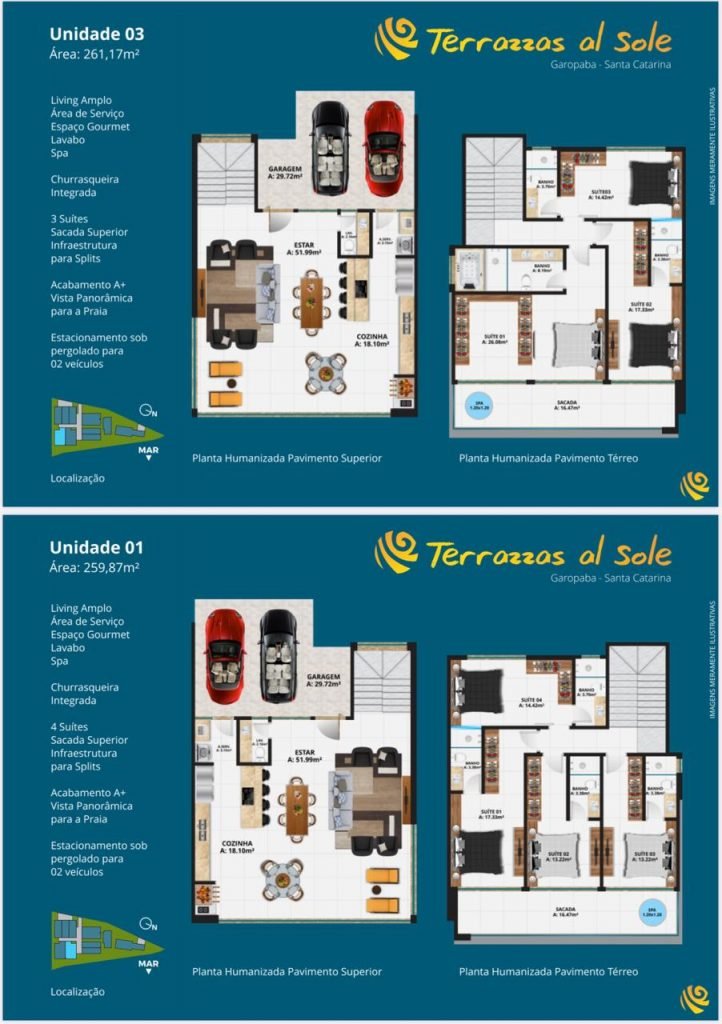 Garopaba – Casa de Alto padrão – Terrazzas Al Sole – Ferraz