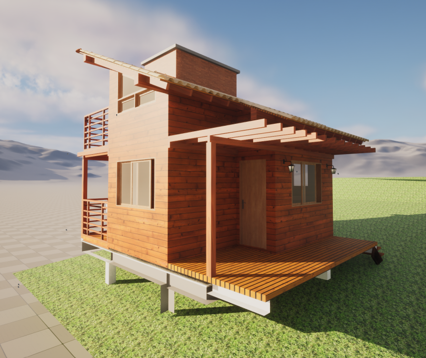 Construtora em Garopaba: Casa de madeira nobre!