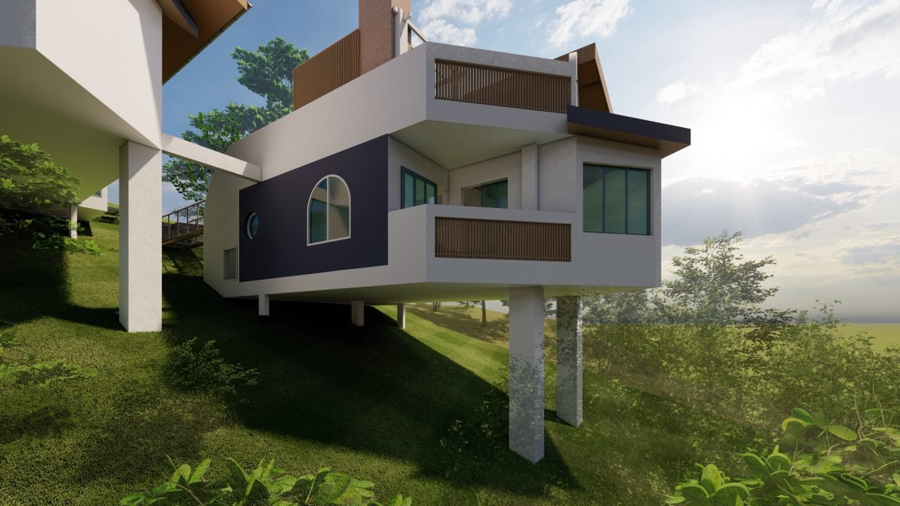 Construtora em Garopaba: Casa com design único no bairro Costa do Macacu Construtora em Garopaba: Casa com design único no bairro Costa do Macacu