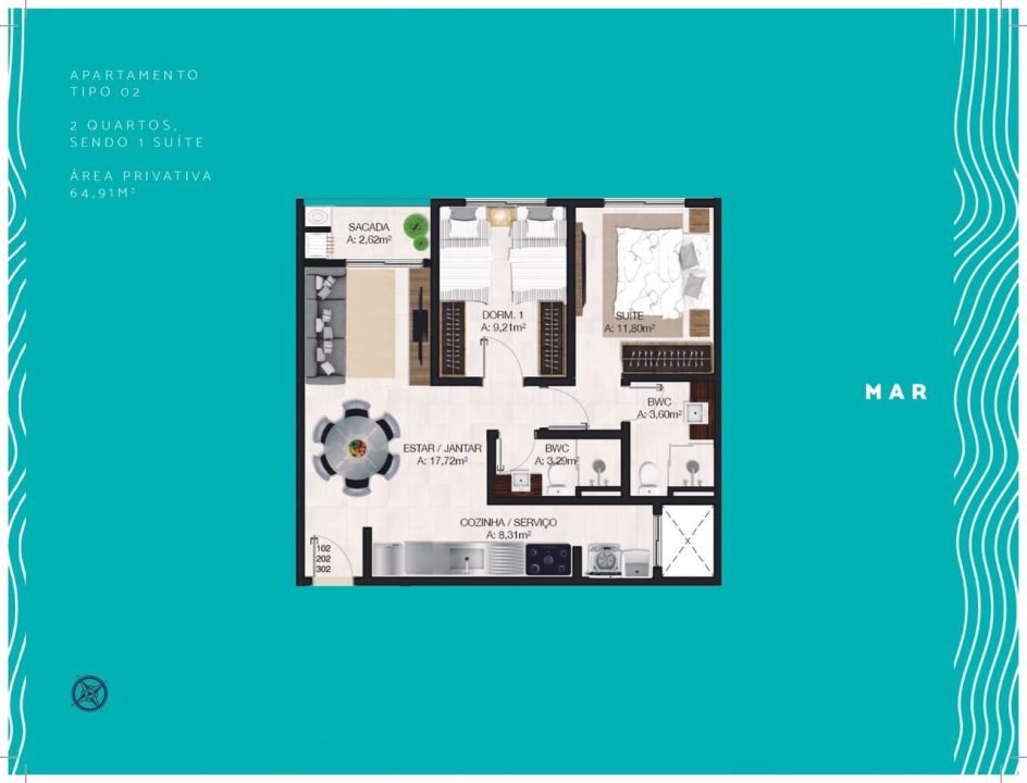 Villa del Mar – Apartamentos á venda em Imbituba